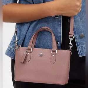 Coach Mini Gallery Crossbody - Dusty Rose/Silver - BRAND NEW!!